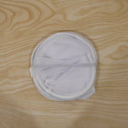Foldable Laundry Basket Fabric Mesh Clothes Hamper Bag (1 Pc33x33x54cm)