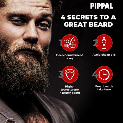 Beard And Hair Growth Oil 2X50 ml Best Beard Oil for Patchy Beard