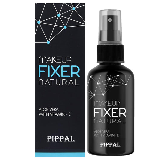 Pippal Beauty Makeup Fixer Natural Dewy Finish with Vitamin E And Aloe Vera Long-Lasting Hydrating & Refreshing Setting Spray 80ml (Pack of 1)