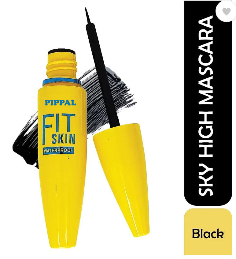Pippal Fit Skin Mascara Ultra Volume Volumizing Mascara for Bold And Dramatic Lashes Long Lasting Waterproof 12Gm (Pack of 1)