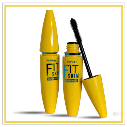 Pippal Fit Skin Mascara with Eyeliner Ultra Volume Volumizing Mascara for Bold And Dramatic Lashes Long Lasting Waterproof 12Gm (Pack of 1)