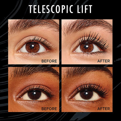 Pippal Fit Skin Mascara with Sky High Eyeliner Ultra Volume Volumizing Eyeliner for Bold And Dramatic Lashes Long Lasting Waterproof 10Gm (Pack of 1)