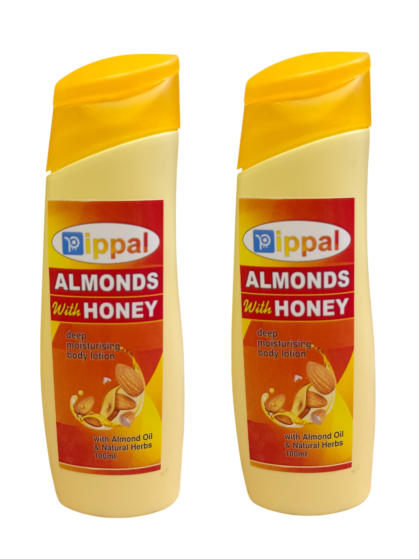 Pippal Almonds with Honey Body Lotion Deep Moisturising Pack of - 2