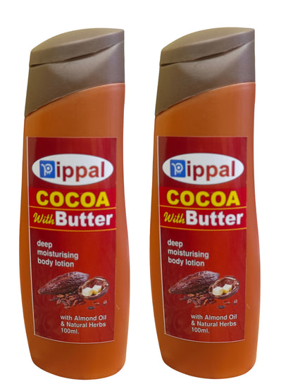 Pippal Cocoabutter Body Lotion Deep Moisturising (100 ml) Pack of 2 (200 ml)
