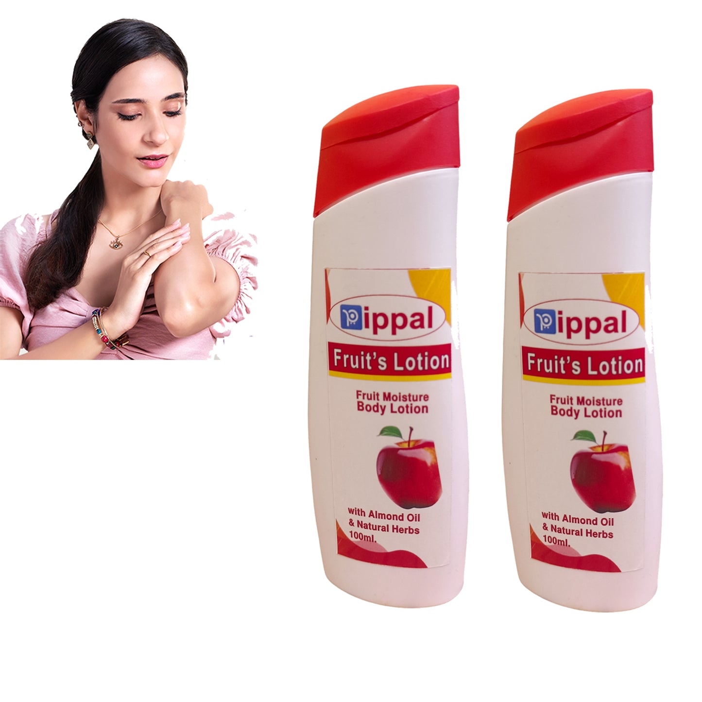 Pippal Fruit Ultra Smooth Skin Nourishing Body Lotion (100 ml) Pack of 2 (200 ml)