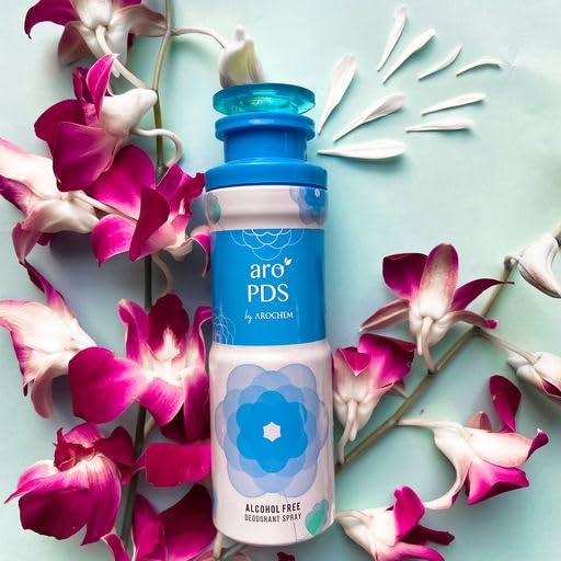 Aro Magnet alcohol-free deodorant spray 200ml and Aro PDS concentrated attar perfume in a pack of 1, displayed with spray bottle and attar bottle.