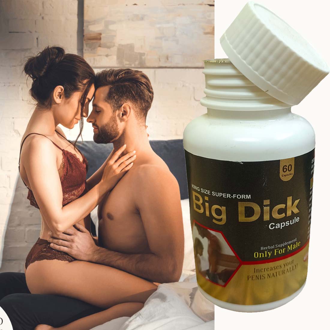 Big Dick Capsule King Size Super From Herbal Supplement Only for Male Increases Your Penis Naturally 60 Capsule