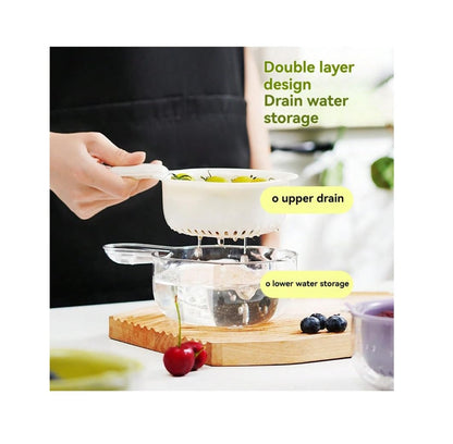 Vegetable & Fruit Washing Bowl with Handle