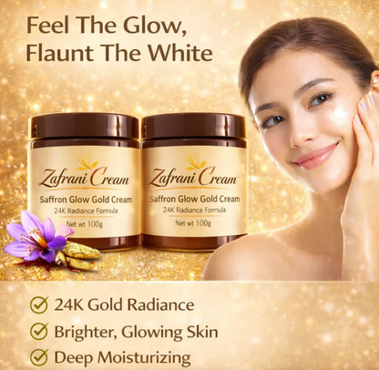 Drpshippr Magic Glow Gold & White Body Cream pack of 2, featuring luxurious gold and white formulas in sleek containers.