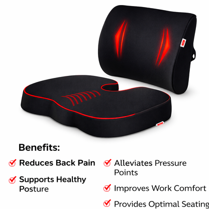 Orthopedic Memory Foam Coccyx Seat Cushion