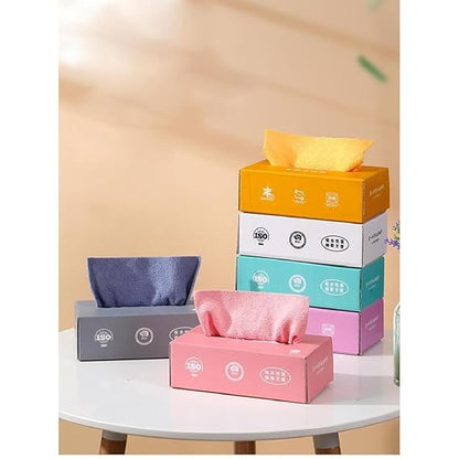 Drpshippr Magic Cleaning Cloths, ultimate all-purpose cleaner, showing soft microfiber cloths for versatile cleaning tasks.