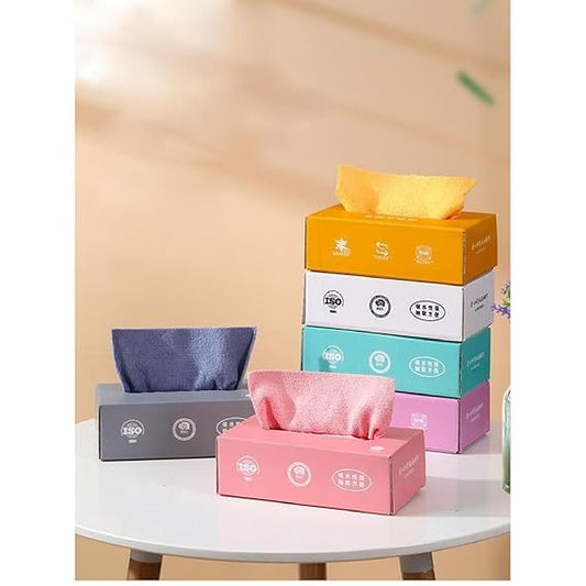 Drpshippr Magic Cleaning Cloths, ultimate all-purpose cleaner, showing soft microfiber cloths for versatile cleaning tasks.
