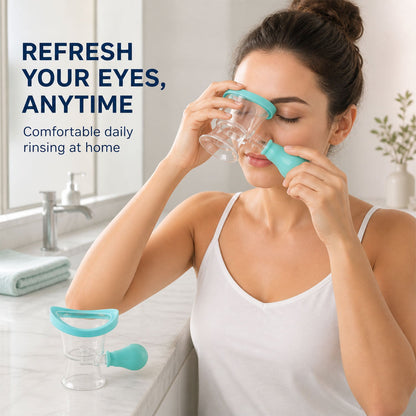 Manual Air Pressure Eye Cleaning Cup With Soft Seal (1 Pc)