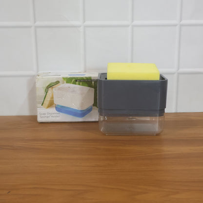 Soap Dispenser With Sponge Holder (1 Set)