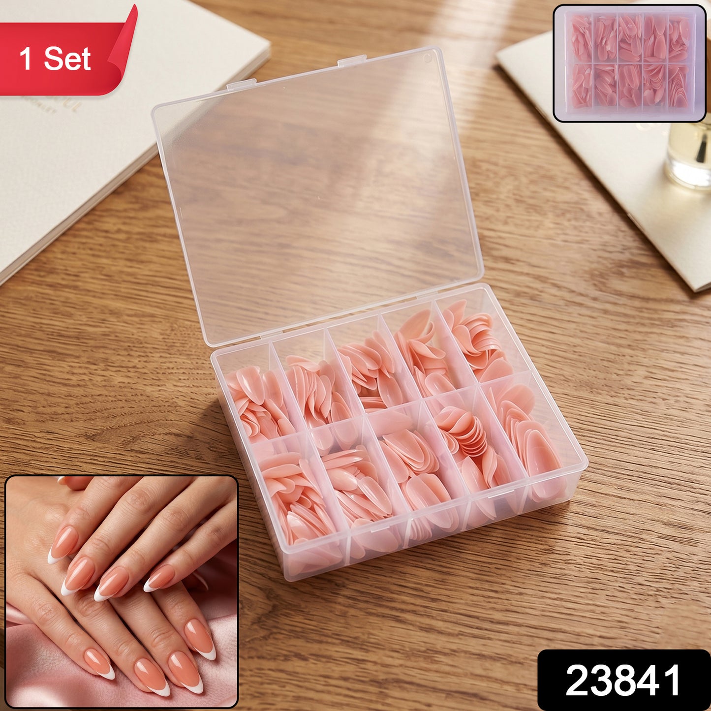 Artificial Nail Tips Set  Perfect For Salon-style Manicure At Home