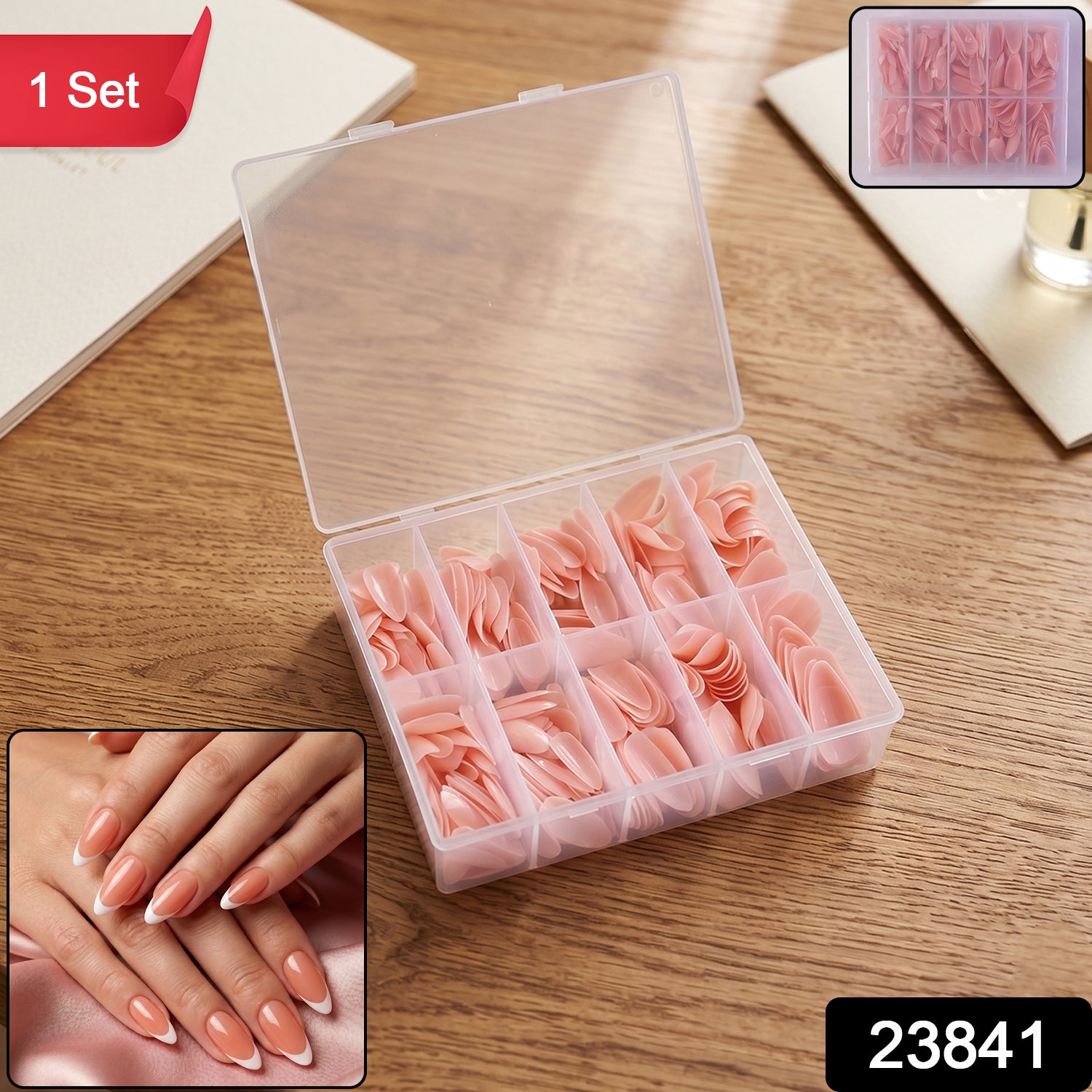 Artificial Nail Tips Set  Perfect For Salon-style Manicure At Home