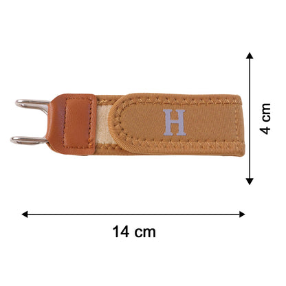 Adjustable Buckleless Elastic Waist Belt Hooks For Jeans And Trousers (2 Pc Set)
