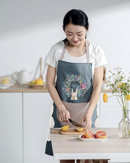 Dropdash religious kitchen apron with spiritual symbols, made of durable fabric, ideal for cooking and religious events.