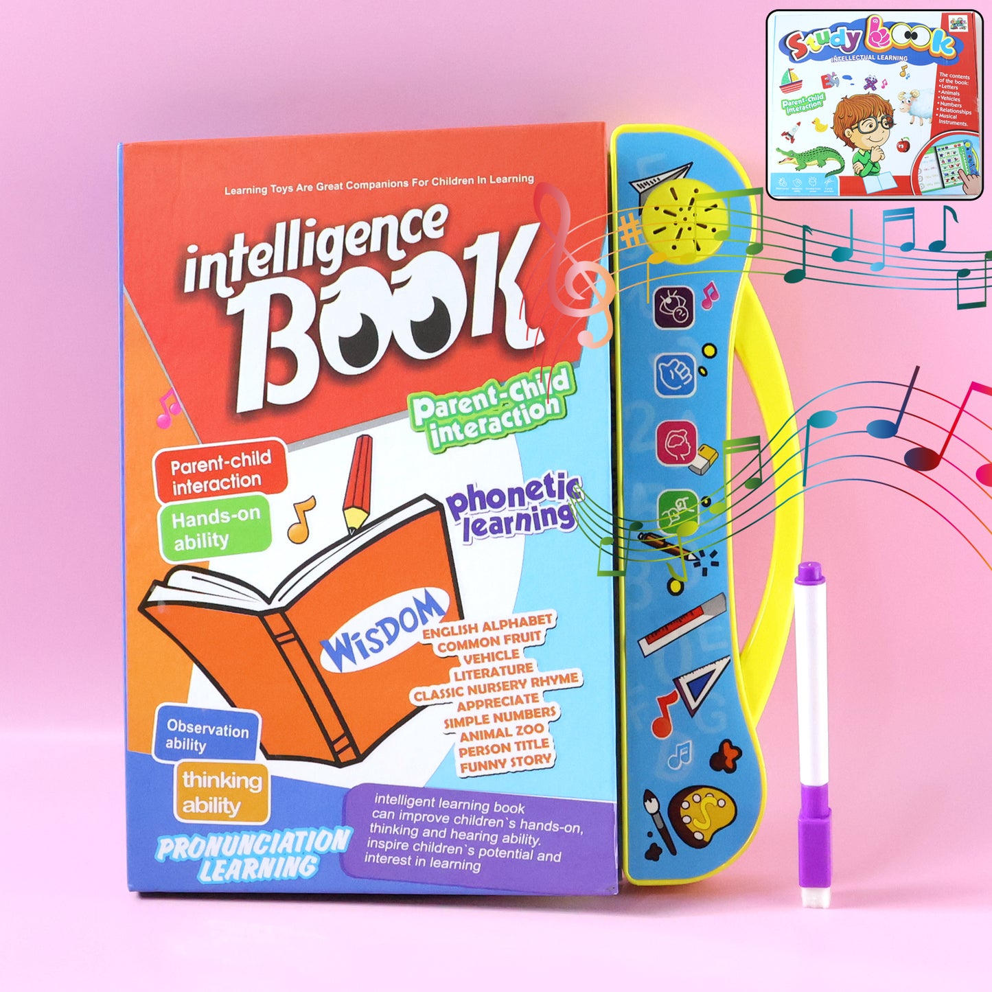 Interactive Intelligence Learning Book With Sound  Phonics (1 Set)