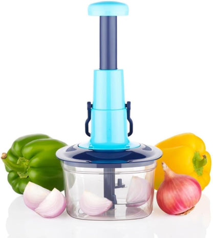 Manual Push Chopper 6 Stainless Steel Blades