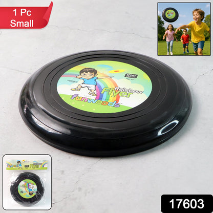 Wukusy Funwoods small outdoor flying disc toy for kids, perfect for throwing and catching games in the yard or park.