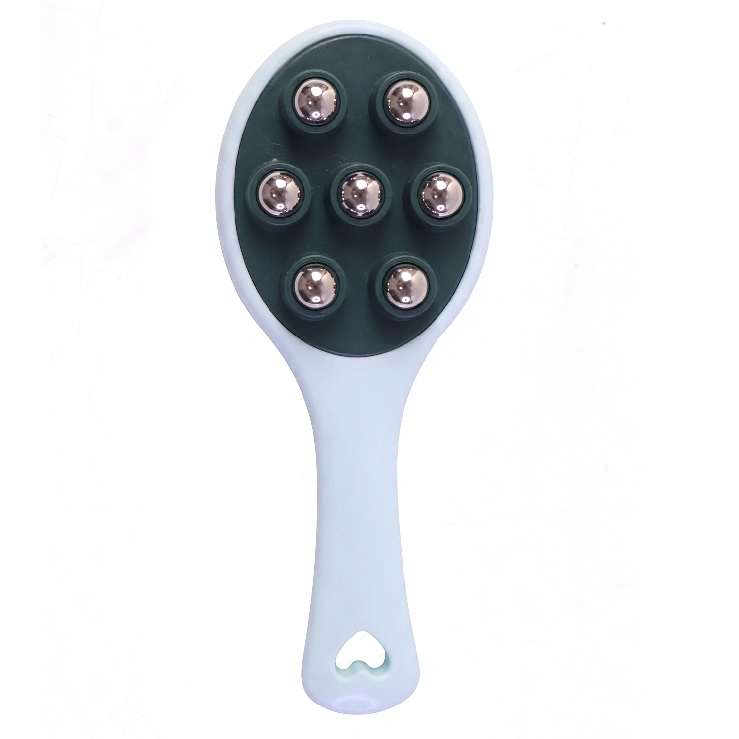 Handheld Roller Ball Body Massager With 7 Steel Balls For Relaxation (1 Pc)