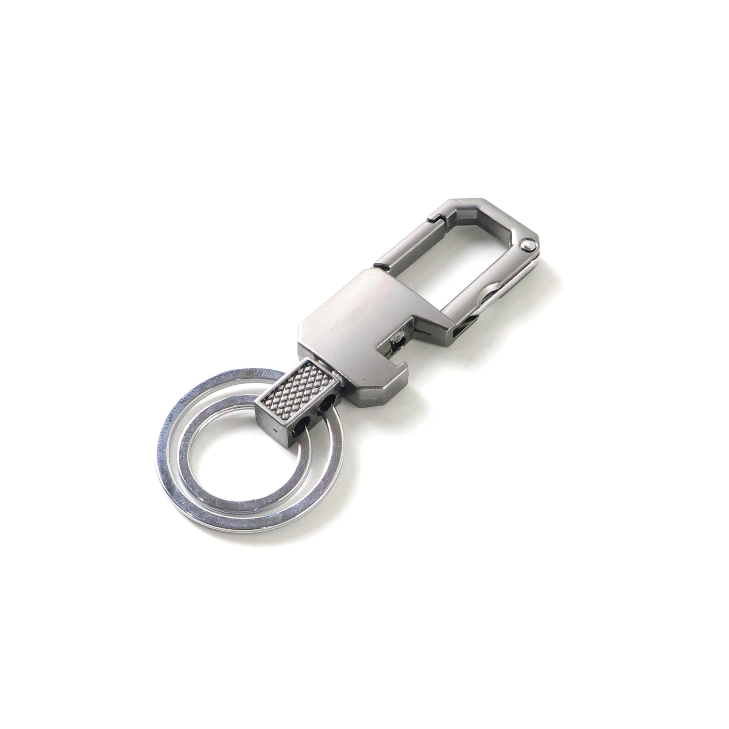 Premium Metal Key Holder With Secure And Stylish Keychain (1 Pc)
