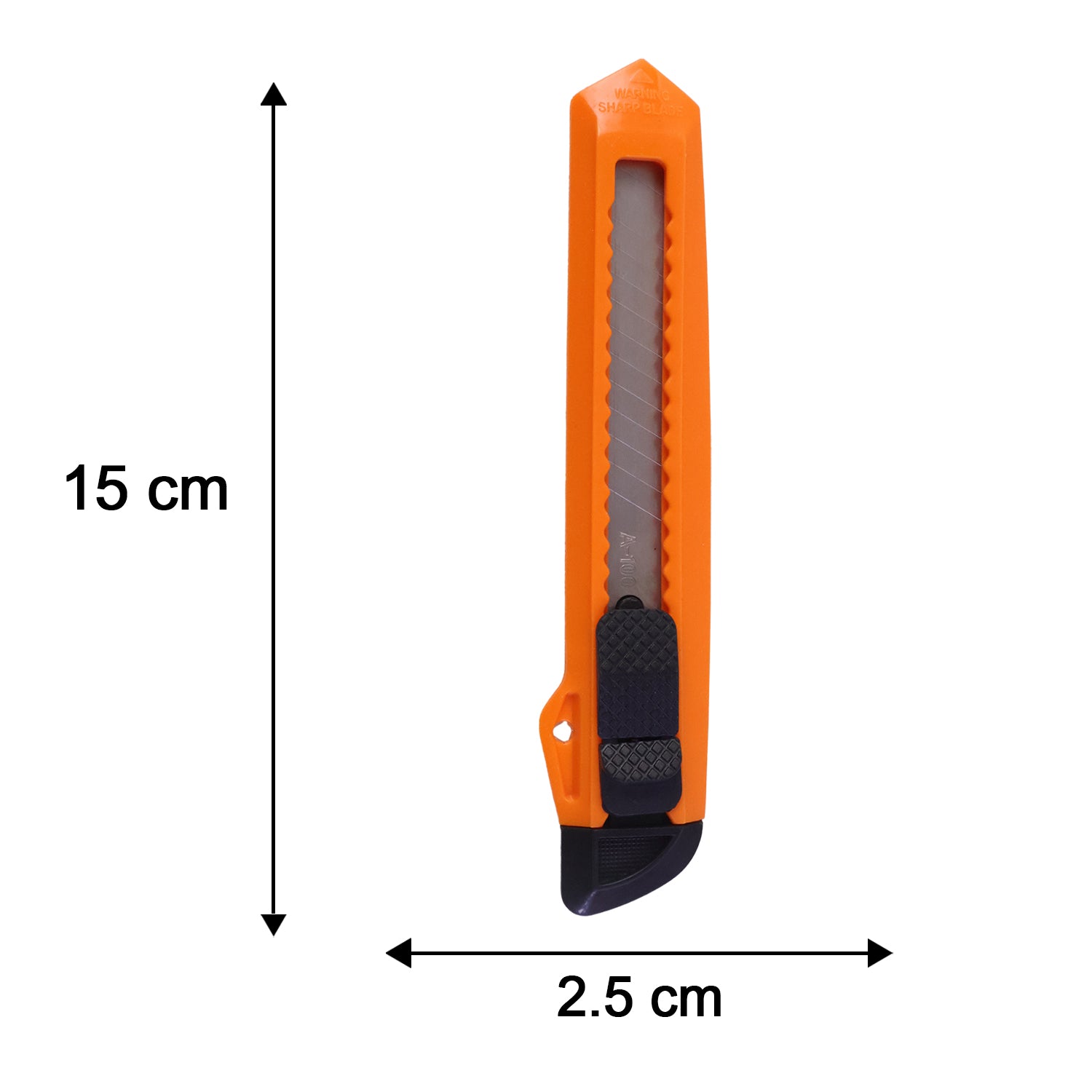 Professional Utility Knife Cutter Set With Extra Snap Off Blades (1 Set)