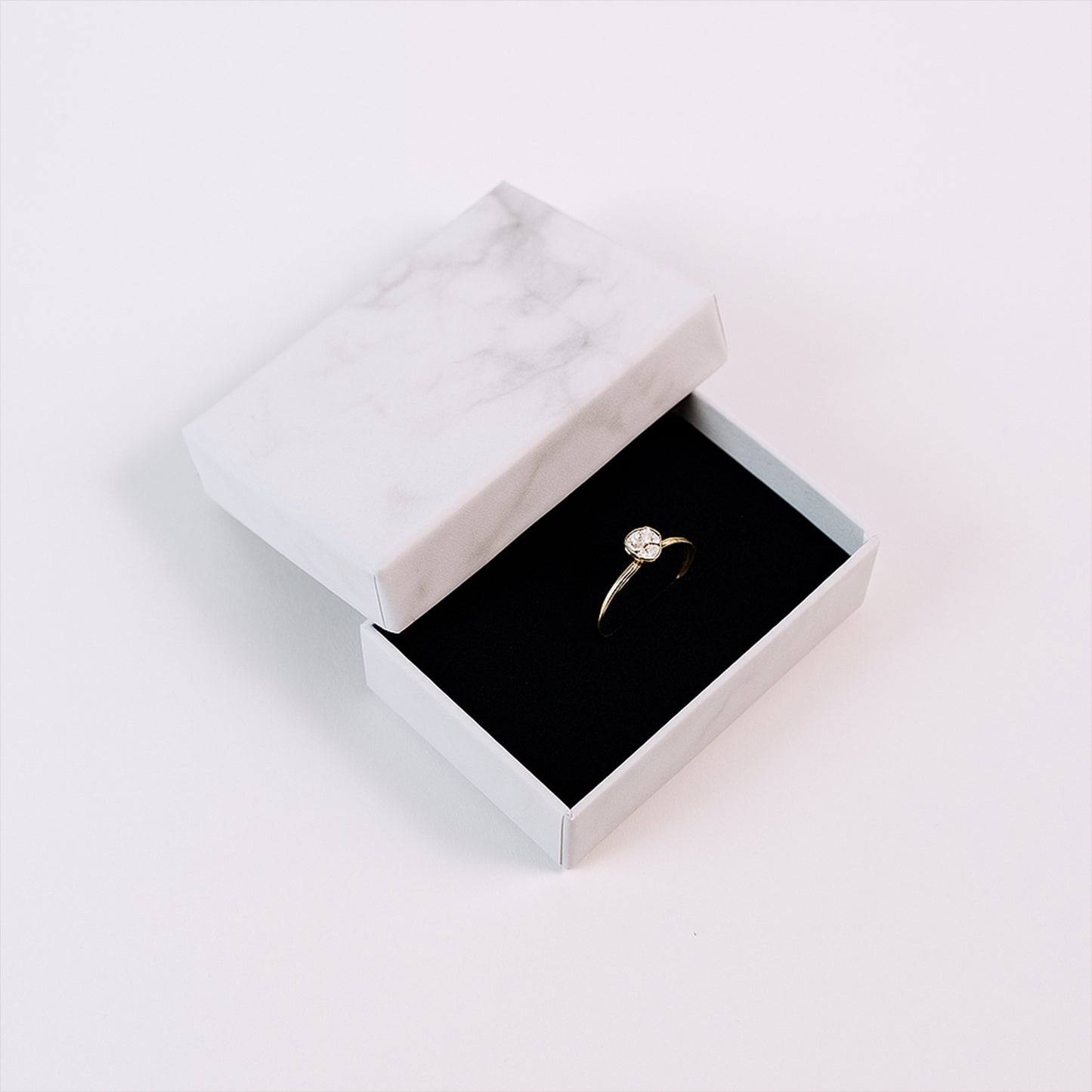 Marble Finish Empty Gift Box 8x5 Cm (1 Pc)