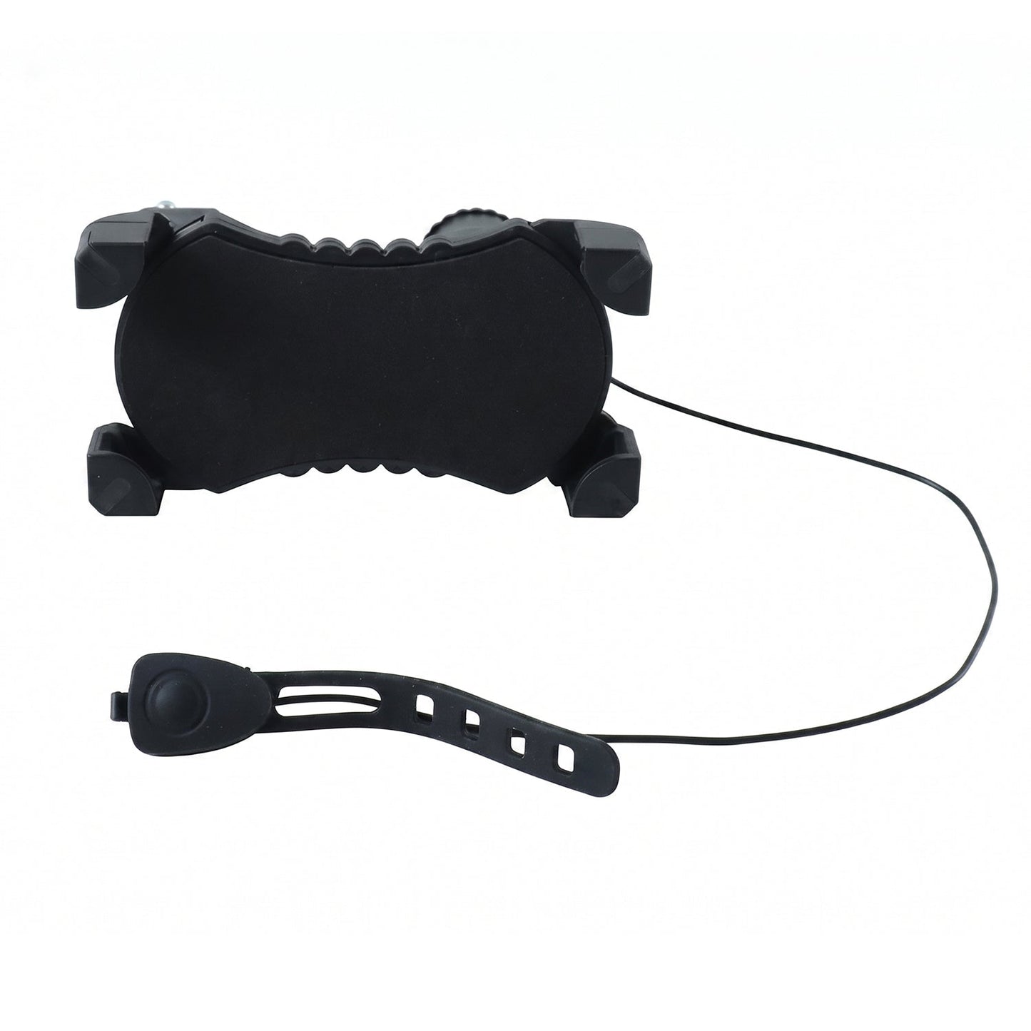 Plastic Bicycle Phone Holder With Handlebar Mount For Secure Mobile Use With Horn (1 Pc)