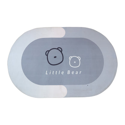 Anti Slip Quick Dry Bathroom Floor Mat (89x59 Cm)