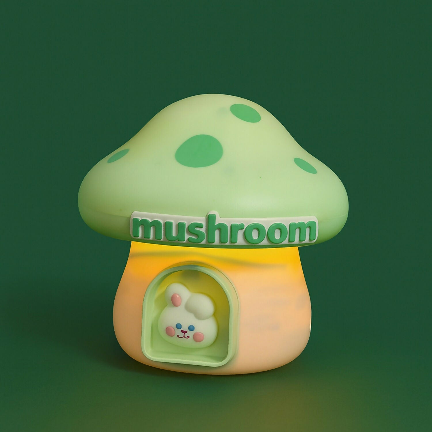 Mushroom LED Desk Lamp with Pencil Sharpener & USB Charging (Color may vary)