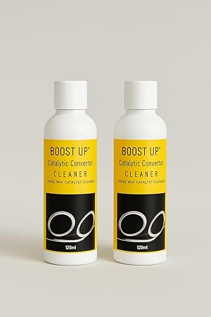 Drpshippr Boost Up Catalytic Converter Cleaner and Fuel Injector additive in 100 ml bottles, pack of 2, for vehicle engine maintenance.
