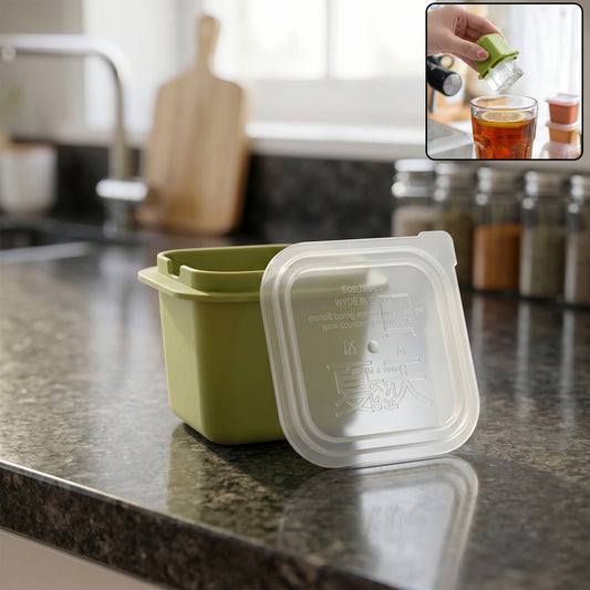 Wukusy plastic storage container box with lid, versatile and durable for organizing household items or kitchen essentials.