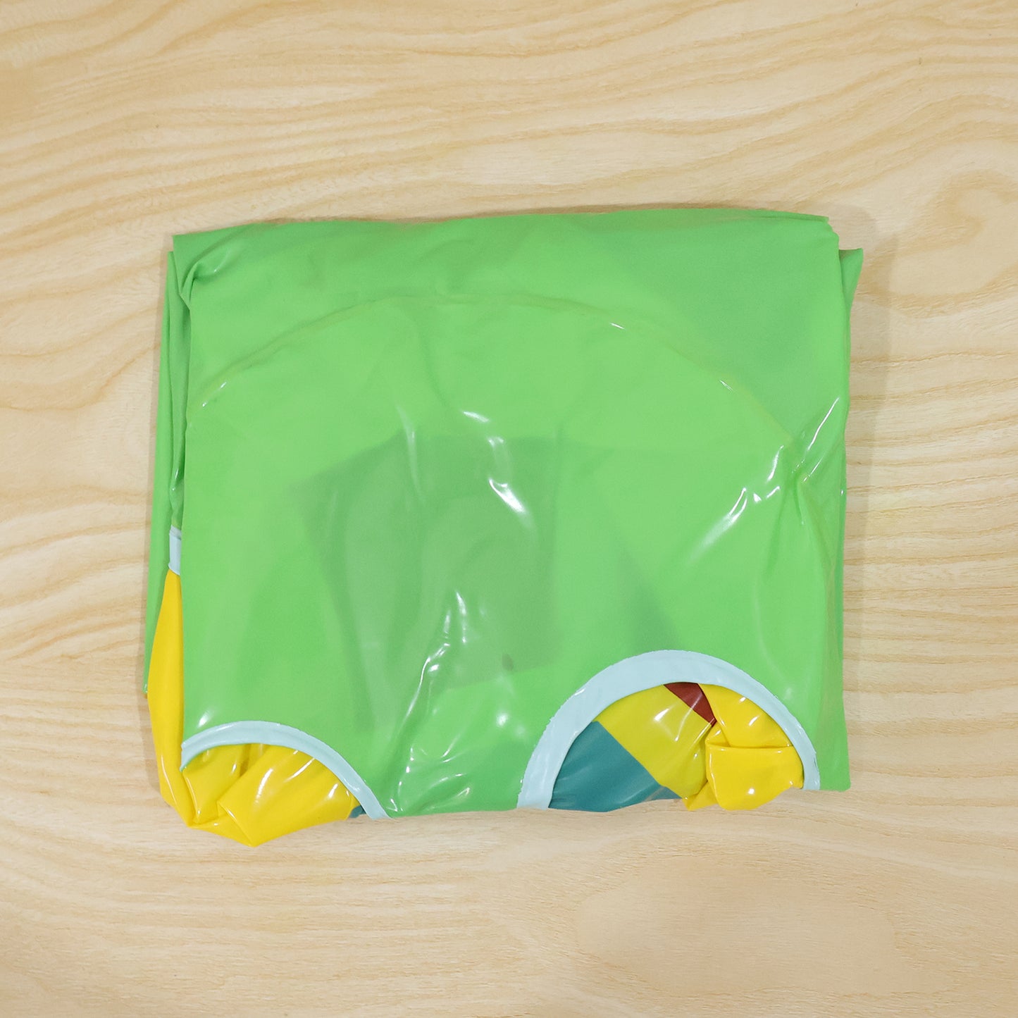 Kids Inflatable Turtle Swim Ring Pool Float With Handle Grip  1 Pc