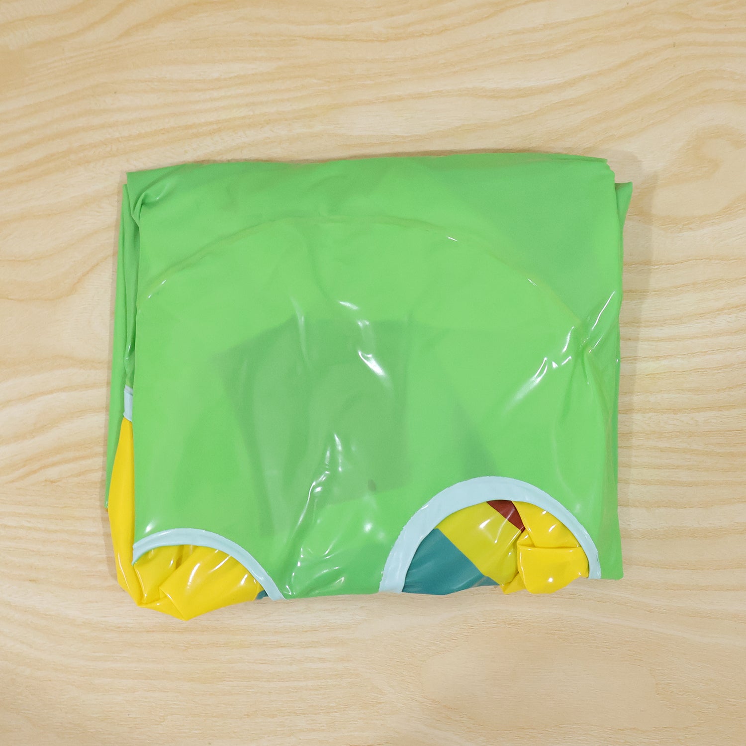 Kids Inflatable Turtle Swim Ring Pool Float With Handle Grip  1 Pc