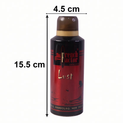 French Factor Lust Red Deodorant Body Spray (1 Pc 150 Ml)