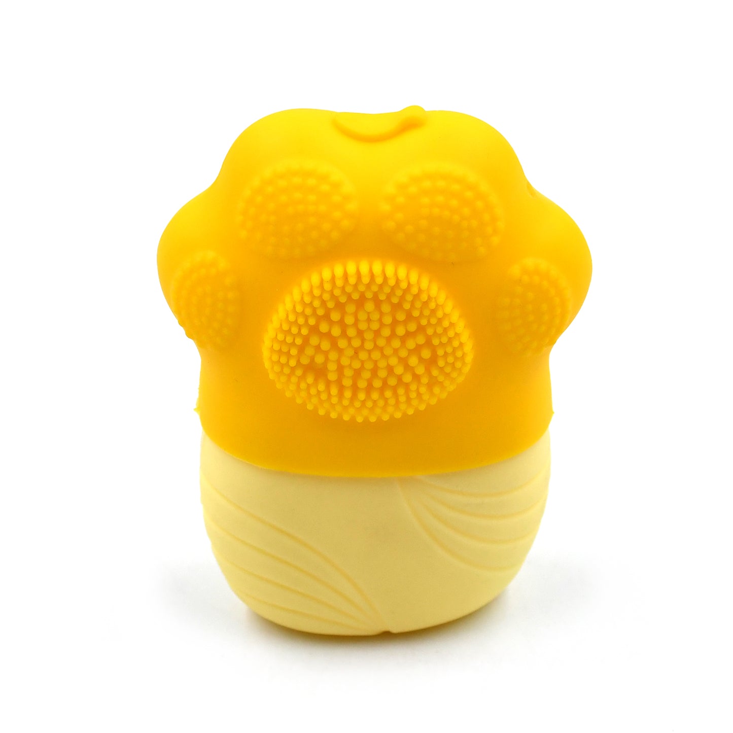 Wukusy 7234 Ice Face Roller with silicone tip and cleansing brush for facial massage, reducing puffiness and shrinking pores.