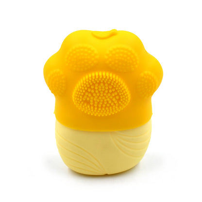 Wukusy 7234 Ice Face Roller with silicone tip and cleansing brush for facial massage, reducing puffiness and shrinking pores.