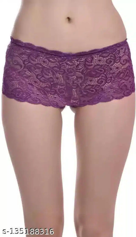 Net Briefs for Women (Purple, 10XL)