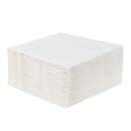 Set of 50 Wukusy soft, absorbent disposable tissue paper napkins with folded edges, ideal for daily use.