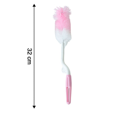 Bottle  Nipple Cleaning Brush With 360 Rotary Handle (1 Pc)