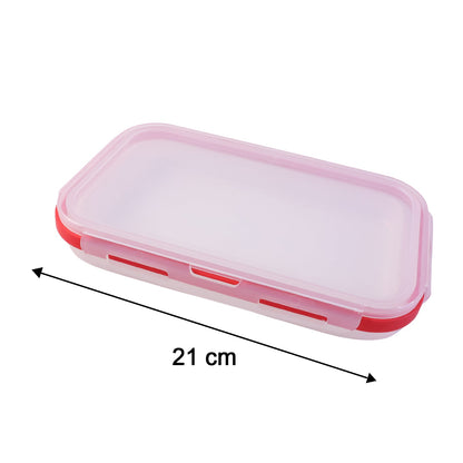 Collapsible Food Storage Container Set Airtight Foldable Lunch Box (4 Pc Set)