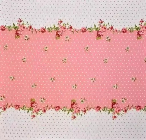 Single Cotton Bedsheet with 1 Pillow Cover – Floral Print, 240 Thread Count, Summer Use