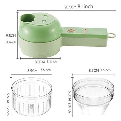 Portable Electric Vegetable Cutter Set
