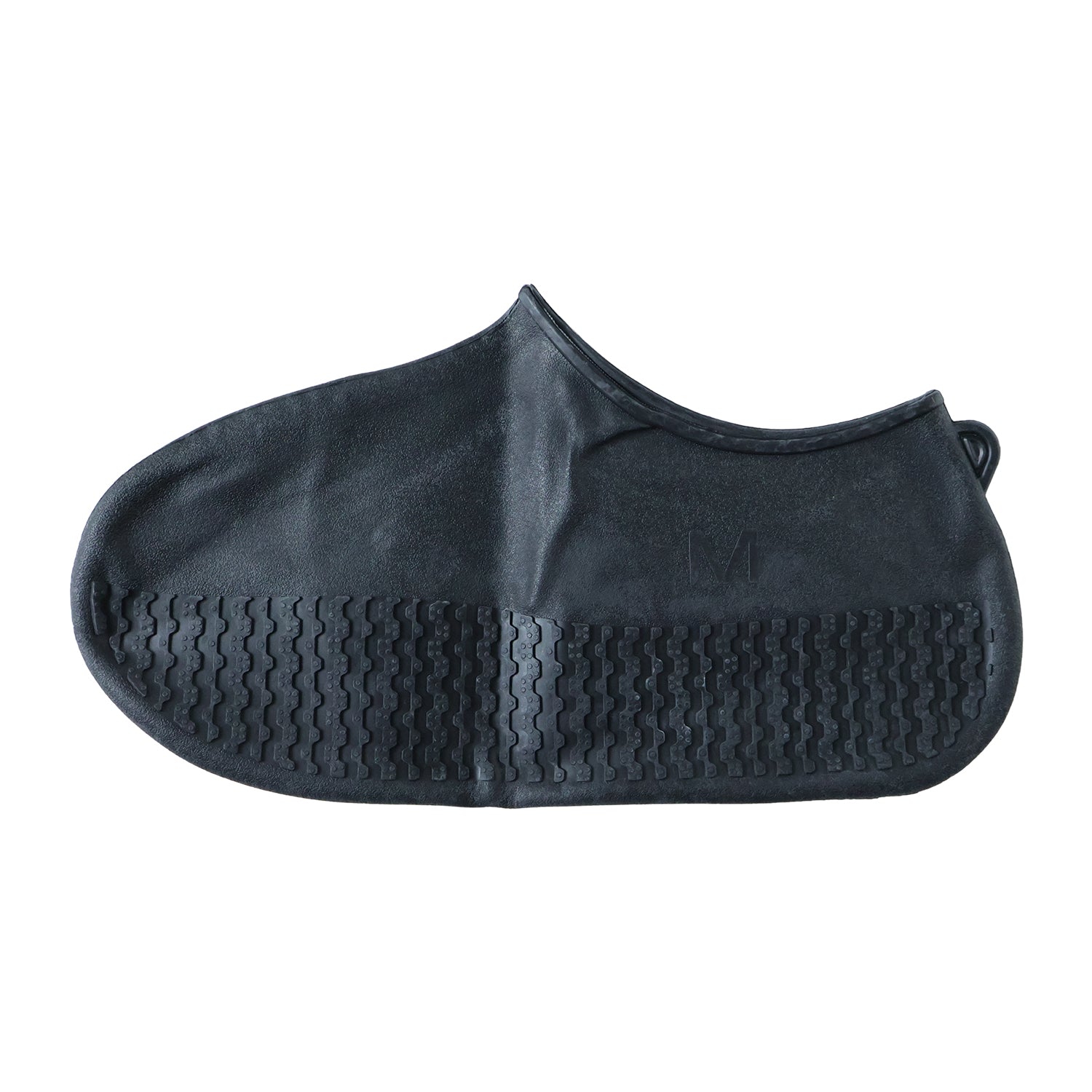 Waterproof Silicone Shoe Cover Black Color (1 Pair Medium Size)