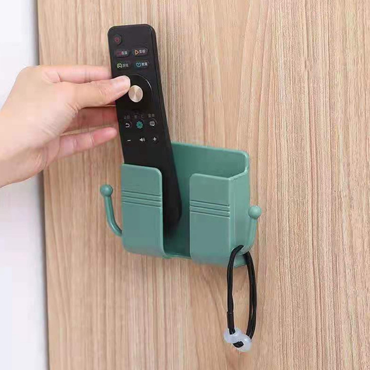 Wukusy 6201 wall-mount mobile stand with hook, used for hanging clothes and items in household and versatile settings