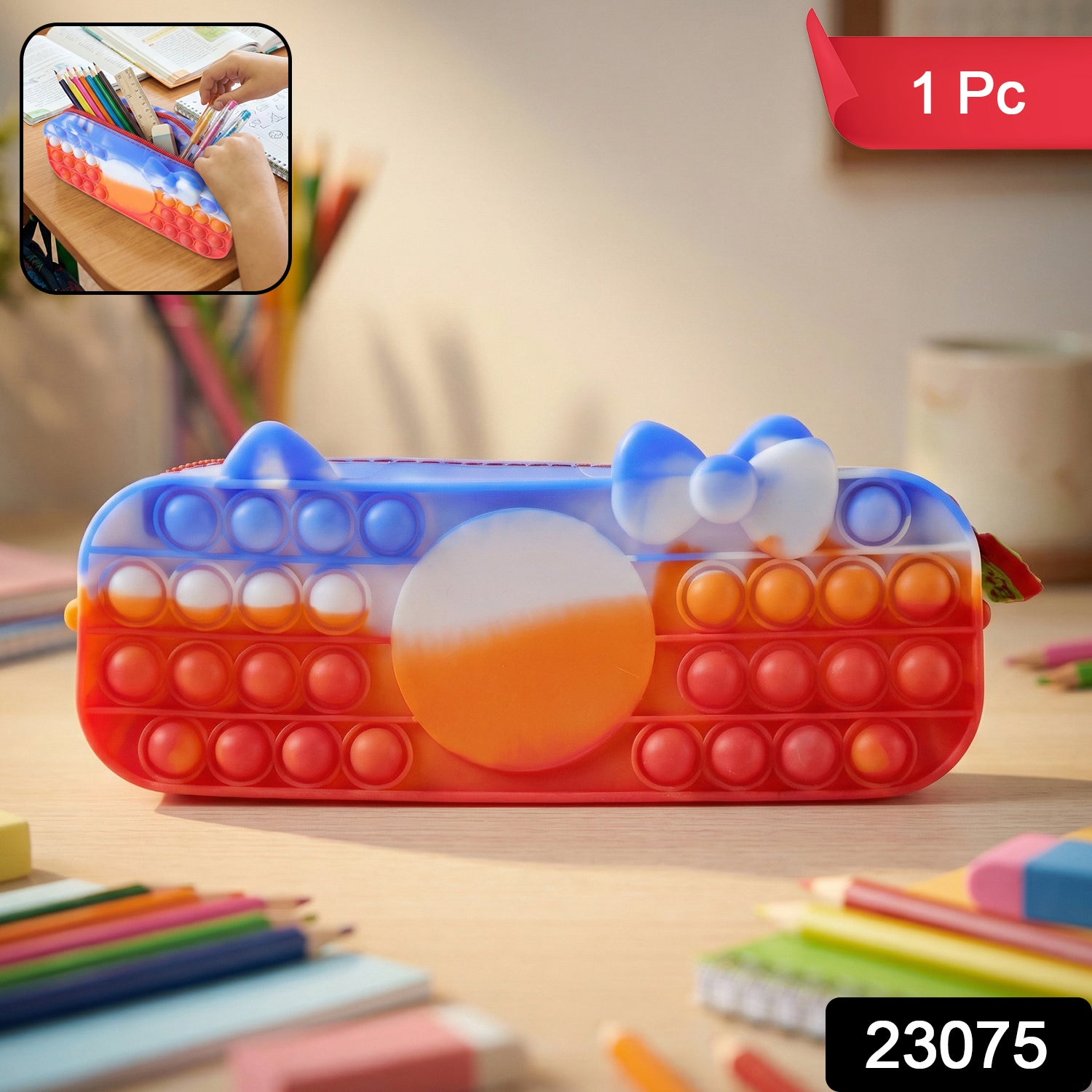 Multifunction Pop It Pencil Pouch (1 Pc)