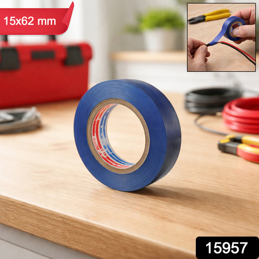 Wukusy electrical insulation tape roll for wire protection, 1562 mm long, with black tape visible on a flat surface.