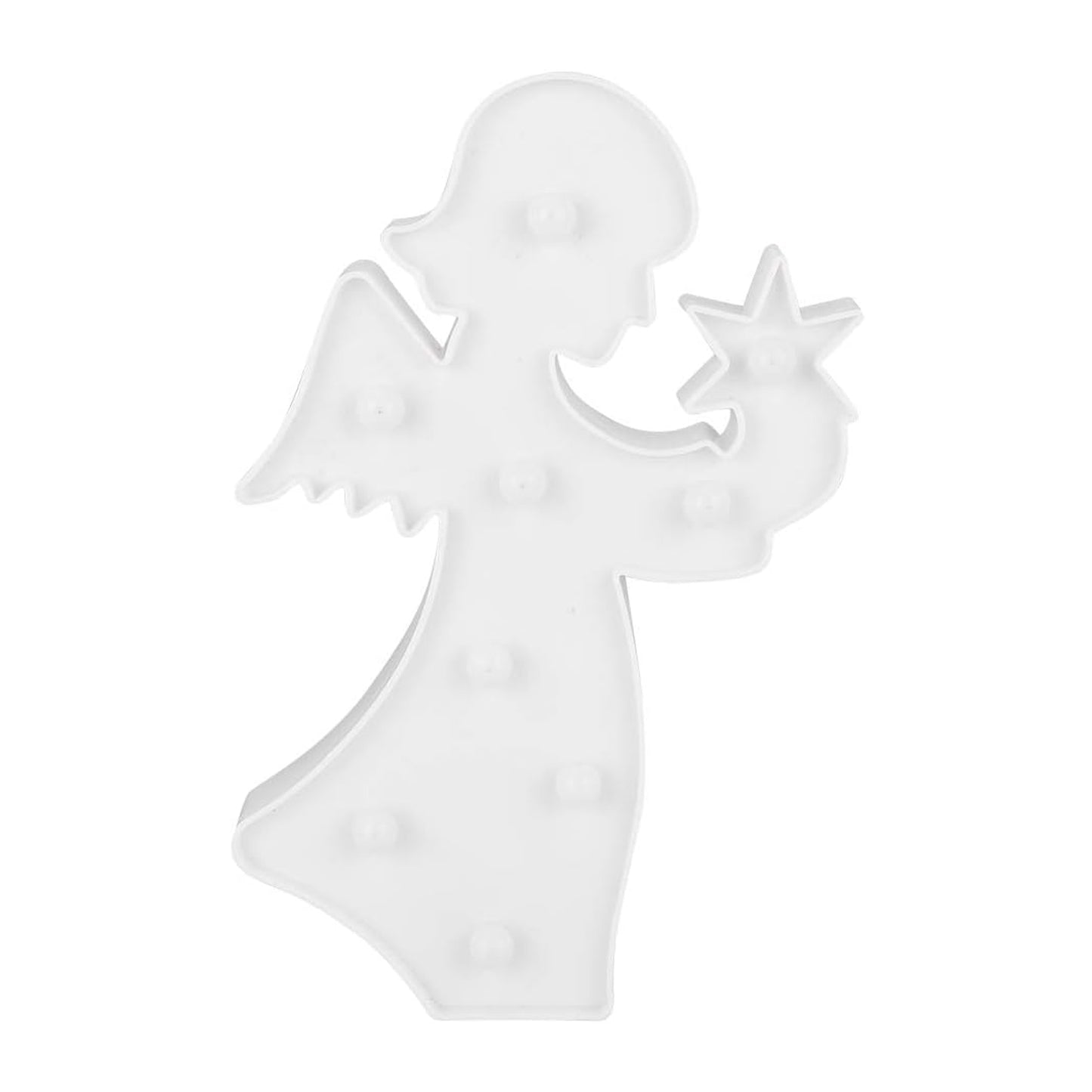 Angel Shaped Led Decorative Night Light (1 Pc)